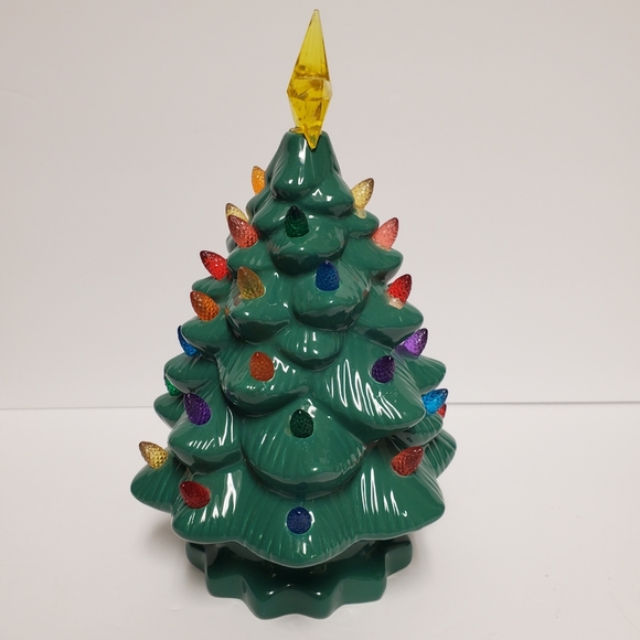 Ceramic Lighted Xmas Tree - Picture 3 of 14